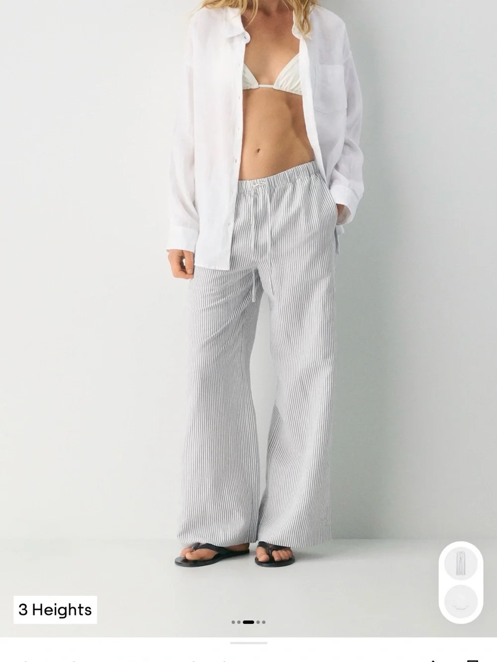 Aritzia Lodge pant cruise Linen size L NWOT